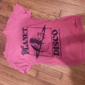 Kids Pink Graphic T-Shirt